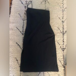 Vintage 90s Calvin Klein One-Shoulder Black Dress